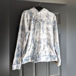 Old navy size medium sky blue tie dye hoodie EUC